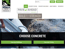 Tablet Screenshot of marylandconcrete.com